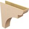 Ekena Millwork 9"W x 36"D x 36"H Thin Yorktown Rough Cedar Woodgrain TimberThane Corbel, Primed Tan CORUR09X36X36YORRCPR - alternate 6